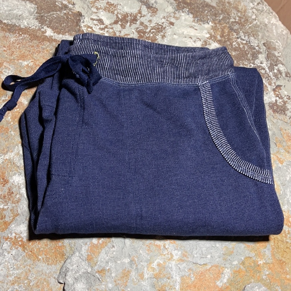 XL Kenneth Cole Reaction joggers lounge pants soft comfy cosy with pockets blue